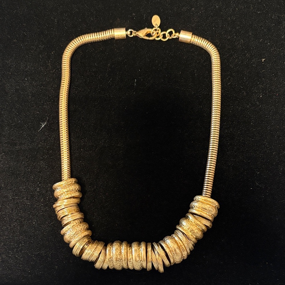 Zara Gold Rings Necklace